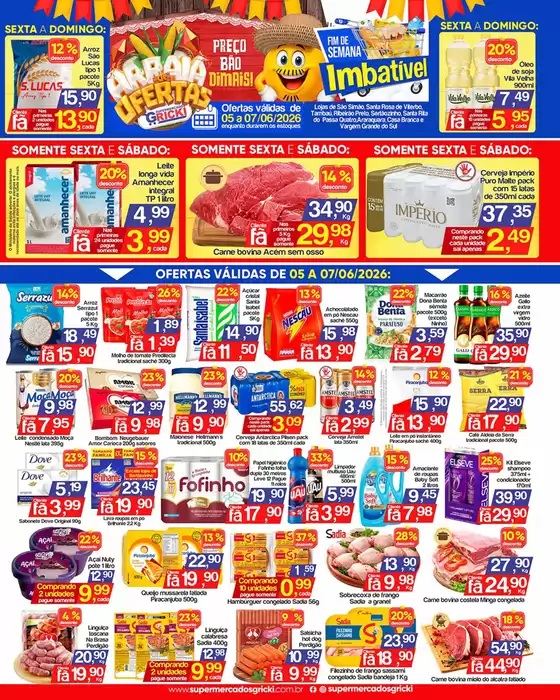 Catálogo Supermercados Gricki | Encarte Supermercados Gricki | 2026-06-05T00:00:00.000Z - 2026-06-07T00:00:00.000Z