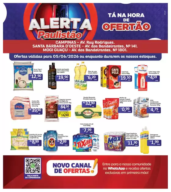 Catálogo Paulistão Atacadista | Ofertas e promoções atuais | 2026-06-05T00:00:00.000Z - 2026-06-05T00:00:00.000Z