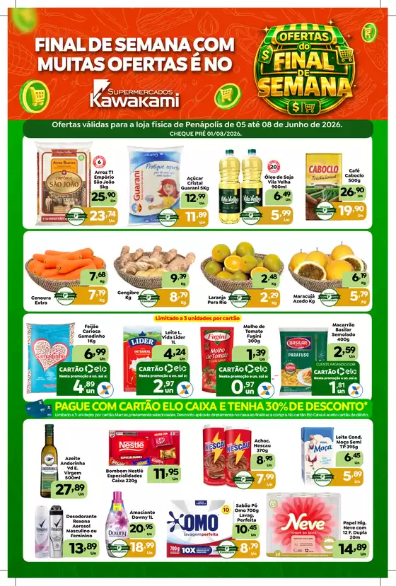 Catálogo Supermercados Kawakami | Ofertas - Penápolis | 2026-06-05T00:00:00.000Z - 2026-06-08T00:00:00.000Z