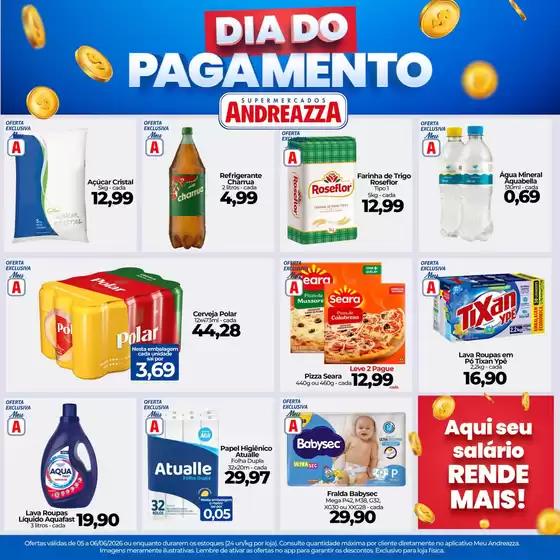 Catálogo Supermercados Andreazza | Melhores ofertas para todos os clientes | 2026-06-05T00:00:00.000Z - 2026-06-06T00:00:00.000Z