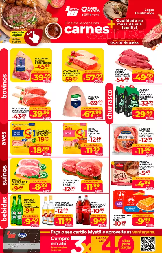 Catálogo Supermercados Myatã | Ofertas exclusivas | 2026-06-05T00:00:00.000Z - 2026-06-07T00:00:00.000Z