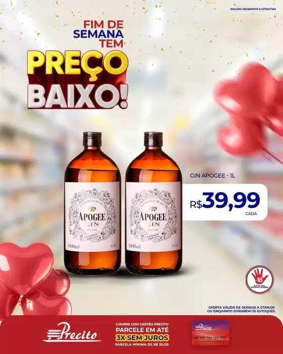 Catálogo Supermercado Precito | Ótima oferta para todos os clientes | 2026-06-05T00:00:00.000Z - 2026-06-07T00:00:00.000Z