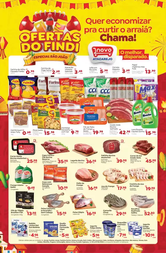 Catálogo Novo Atacarejo | Ofertas do Findi | 2026-06-04T00:00:00.000Z - 2026-06-07T00:00:00.000Z