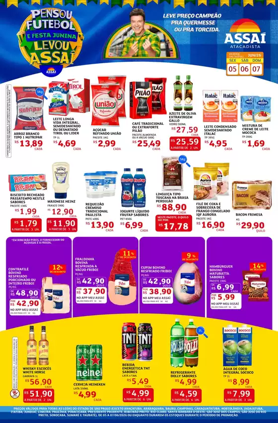 Catálogo Assaí Atacadista | Encarte Assaí Atacadista 47396 | 2026-06-05T00:00:00.000Z - 2026-06-07T00:00:00.000Z