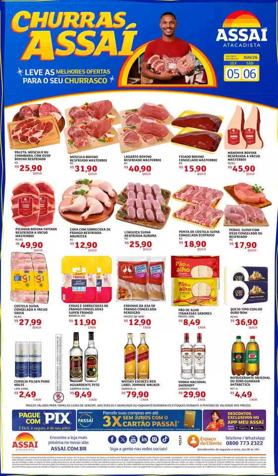 Catálogo Assaí Atacadista | Encarte Assaí Atacadista 47524-859 | 2026-06-05T00:00:00.000Z - 2026-06-06T00:00:00.000Z