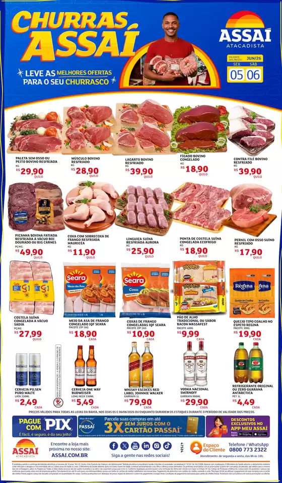 Catálogo Assaí Atacadista | Encarte Assaí Atacadista 47524-858 | 2026-06-05T00:00:00.000Z - 2026-06-06T00:00:00.000Z