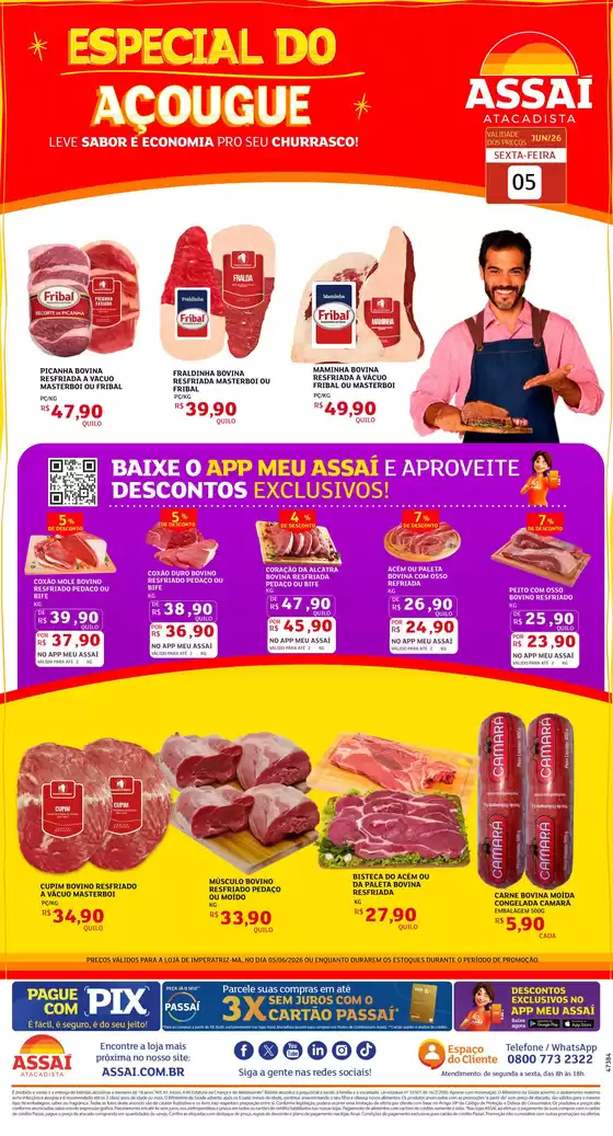 Catálogo Assaí Atacadista | Encarte Assaí Atacadista 48118-83 | 2026-06-05T00:00:00.000Z - 2026-06-05T00:00:00.000Z