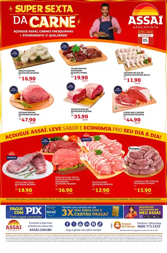 Catálogo Assaí Atacadista | Encarte Assaí Atacadista 47901 | 2026-06-05T00:00:00.000Z - 2026-06-05T00:00:00.000Z
