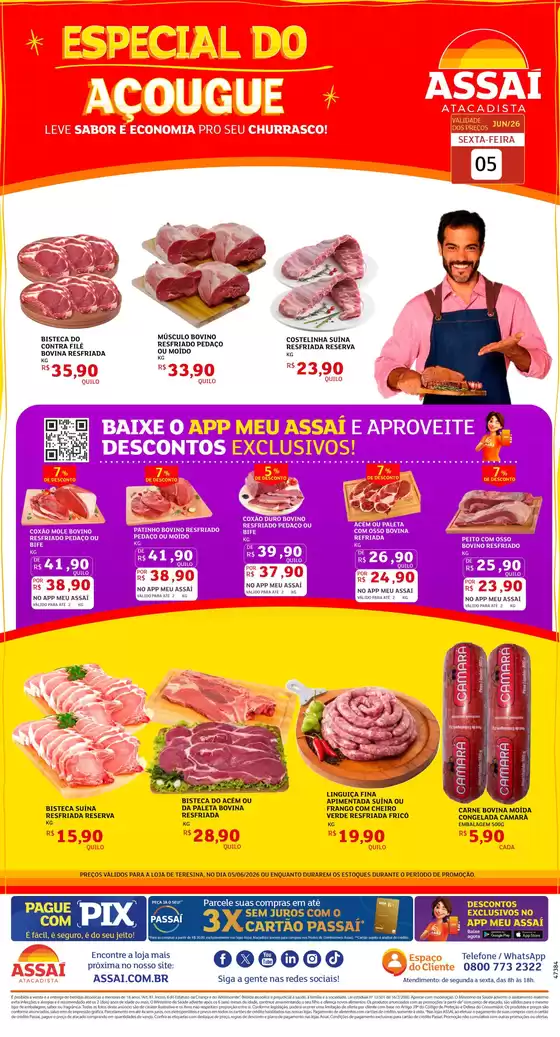 Catálogo Assaí Atacadista | Encarte Assaí Atacadista 48118-693 | 2026-06-05T00:00:00.000Z - 2026-06-05T00:00:00.000Z