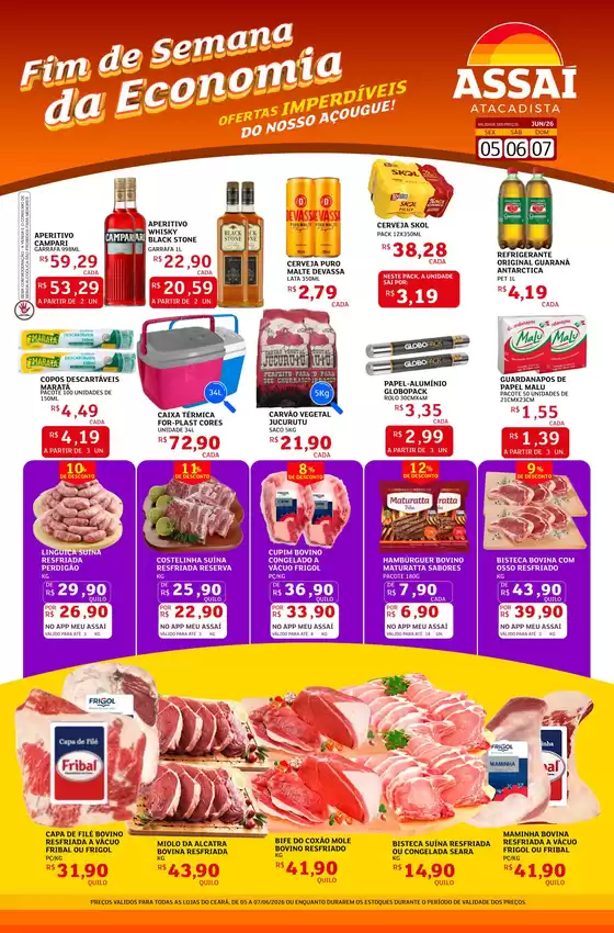 Catálogo Assaí Atacadista | Encarte Assaí Atacadista 47749-127 | 2026-06-05T00:00:00.000Z - 2026-06-07T00:00:00.000Z