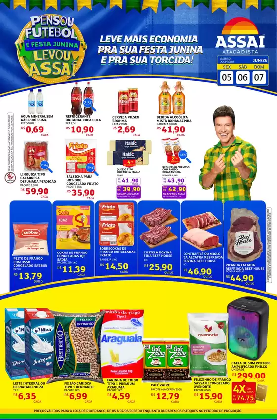 Catálogo Assaí Atacadista | Encarte Assaí Atacadista 47814-40 | 2026-06-05T00:00:00.000Z - 2026-06-07T00:00:00.000Z