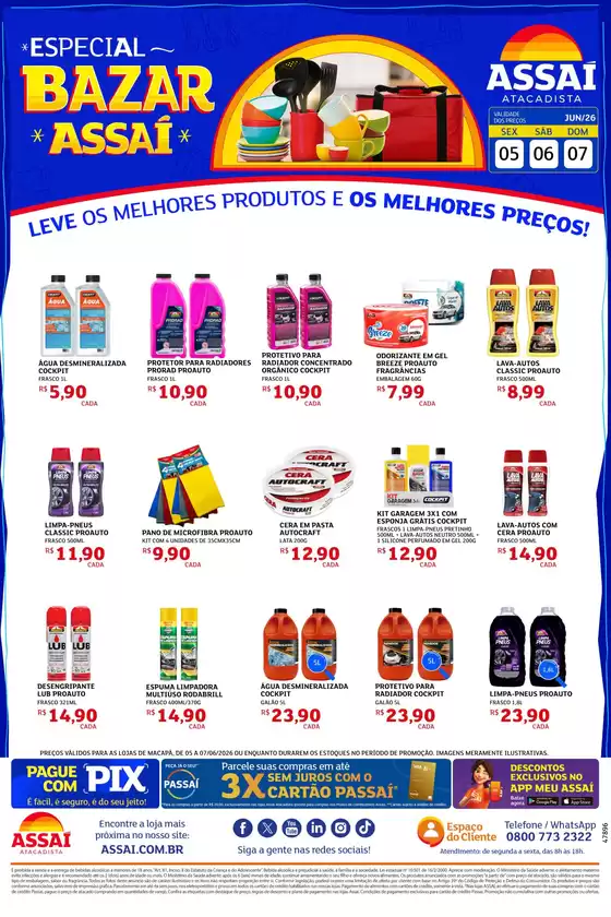 Catálogo Assaí Atacadista | Encarte Assaí Atacadista 47896-442 | 2026-06-05T00:00:00.000Z - 2026-06-07T00:00:00.000Z