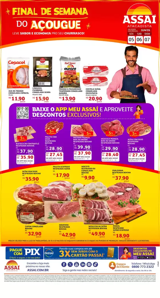 Catálogo Assaí Atacadista | Encarte Assaí Atacadista 47640-64 | 2026-06-05T00:00:00.000Z - 2026-06-07T00:00:00.000Z