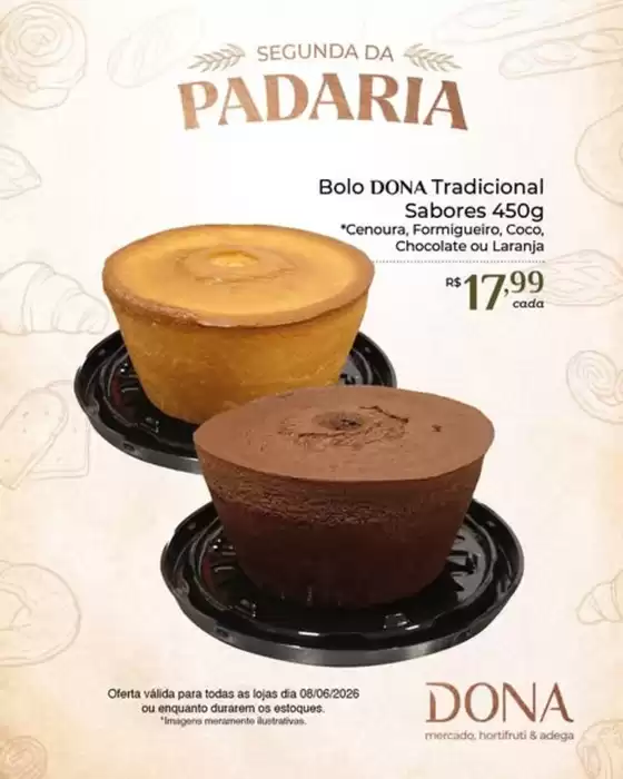 Catálogo Dona de Casa Supermercados | Segunda da Padaria | 2026-06-08T00:00:00.000Z - 2026-06-08T00:00:00.000Z
