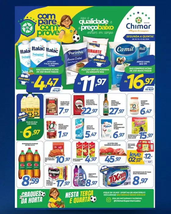 Catálogo Chimar Supermercados | Segunda e Quinta | 2026-06-08T00:00:00.000Z - 2026-06-11T00:00:00.000Z