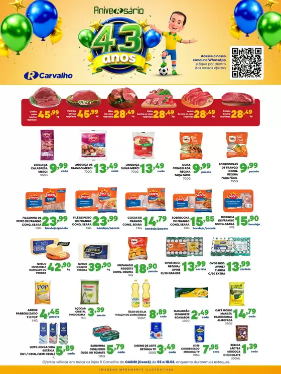 Catálogo R Carvalho Supermercado | Ofertas | 2026-06-08T00:00:00.000Z - 2026-06-18T00:00:00.000Z