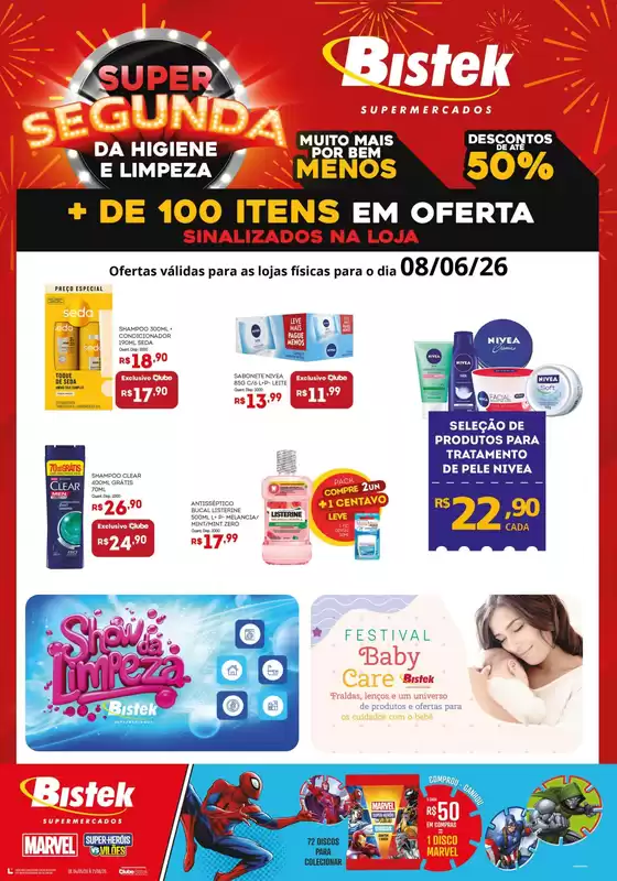 Catálogo Bistek Supermercados | Melhores ofertas para todos os clientes | 2026-06-08T00:00:00.000Z - 2026-06-08T00:00:00.000Z