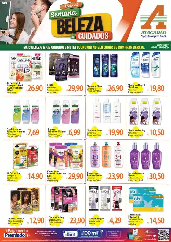 Catálogo Atacadão | Atacadão - Semana Beleza & Cuidados | 2026-06-08T00:00:00.000Z - 2026-06-14T00:00:00.000Z