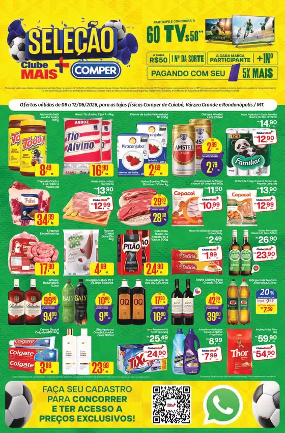 Catálogo Comper | Melhores ofertas para compradores econômicos | 2026-06-08T00:00:00.000Z - 2026-06-12T00:00:00.000Z