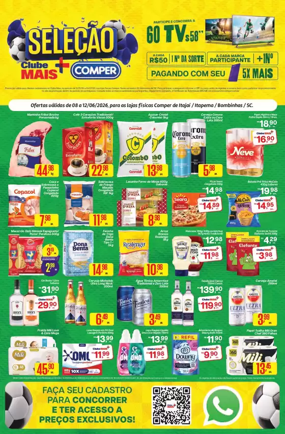 Catálogo Comper | Ofertas exclusivas e pechinchas | 2026-06-08T00:00:00.000Z - 2026-06-12T00:00:00.000Z