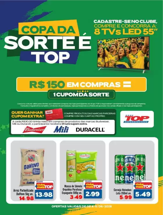 Catálogo Rede Top | Melhores ofertas e descontos | 2026-06-08T00:00:00.000Z - 2026-06-11T00:00:00.000Z