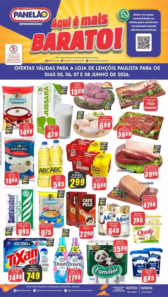 Catálogo Panelão | Melhores ofertas para compradores econômicos | 2026-06-05T00:00:00.000Z - 2026-06-08T00:00:00.000Z