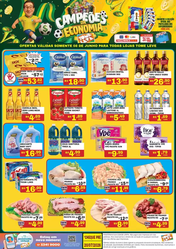 Catálogo Tome Leve | Grandes descontos em produtos selecionados | 2026-06-08T00:00:00.000Z - 2026-06-08T00:00:00.000Z