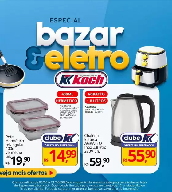 Catálogo Supermercados Koch | Melhores ofertas para todos os caçadores de pechinchas | 2026-06-08T00:00:00.000Z - 2026-06-21T00:00:00.000Z
