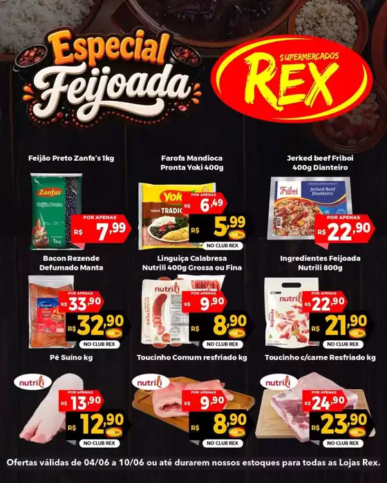 Catálogo Supermercados Rex | Melhores ofertas para compradores econômicos | 2026-06-04T00:00:00.000Z - 2026-06-10T00:00:00.000Z