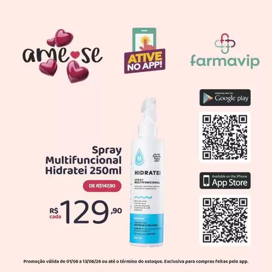 Catálogo Farmavip em Americana | Melhores ofertas para todos os clientes | 2026-06-01T00:00:00.000Z - 2026-06-13T00:00:00.000Z