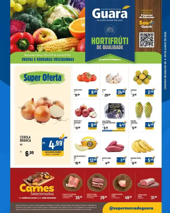 Catálogo Supermercado Guará | Encarte Supermercado Guará | 2026-06-08T00:00:00.000Z - 2026-06-09T00:00:00.000Z