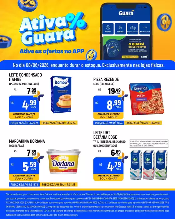 Catálogo Supermercado Guará | Melhores ofertas para compradores econômicos | 2026-06-08T00:00:00.000Z - 2026-06-08T00:00:00.000Z