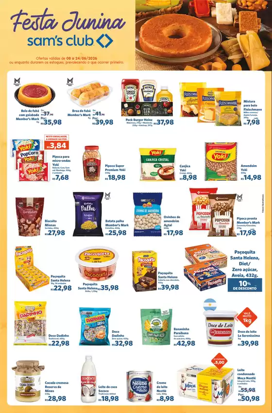 Catálogo Sam's Club | Descubra ofertas atraentes | 2026-06-08T00:00:00.000Z - 2026-06-24T00:00:00.000Z