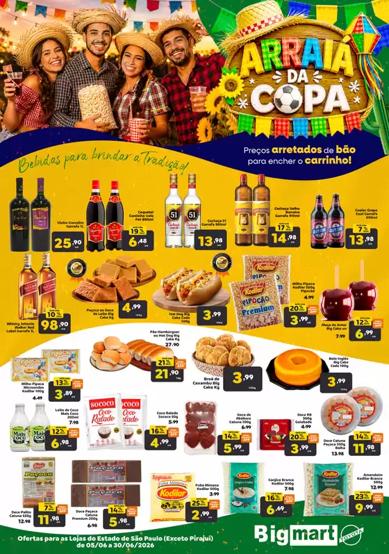 Catálogo Bigmart | Melhores ofertas para todos os caçadores de pechinchas | 2026-06-08T00:00:00.000Z - 2026-06-30T00:00:00.000Z