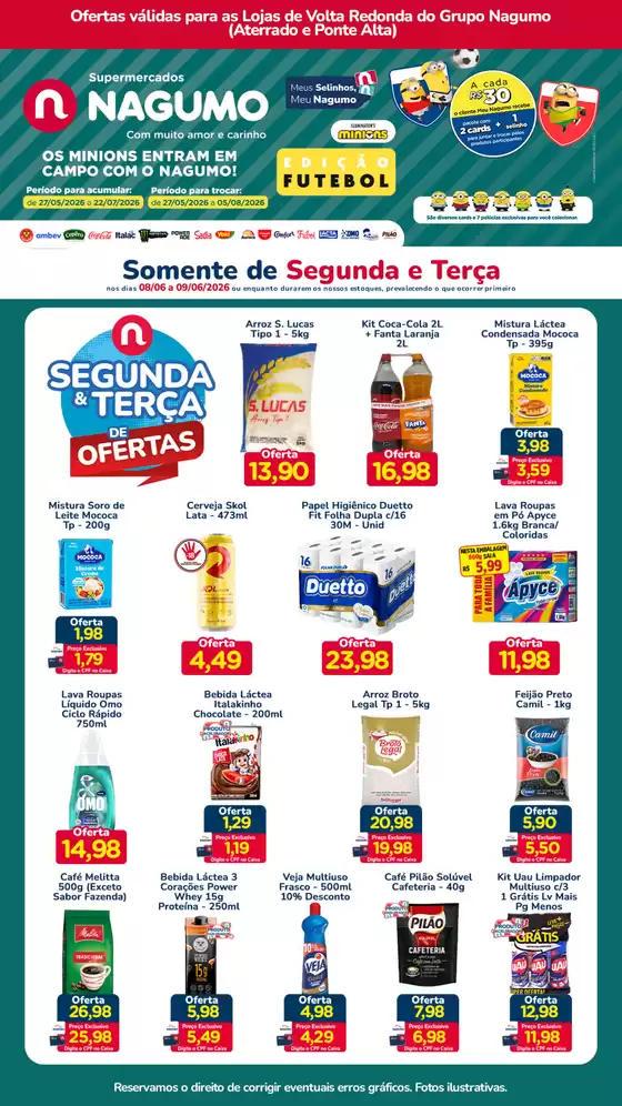 Catálogo Nagumo | SEGUNDA E TERÃA | 2026-06-08T00:00:00.000Z - 2026-06-09T00:00:00.000Z