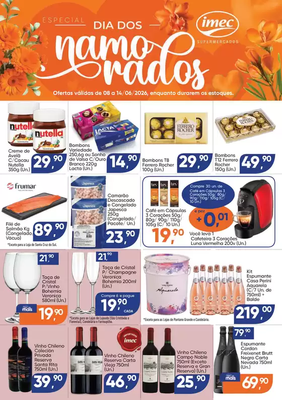 Catálogo Imec Supermercados | IMEC Especial Dia dos Namorados 08 a 14062026 | 2026-06-08T00:00:00.000Z - 2026-06-14T00:00:00.000Z