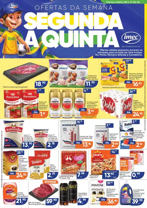 Catálogo Imec Supermercados | IMEC Ofertas da Semana Cluster B 08 a 110626 | 2026-06-08T00:00:00.000Z - 2026-06-11T00:00:00.000Z