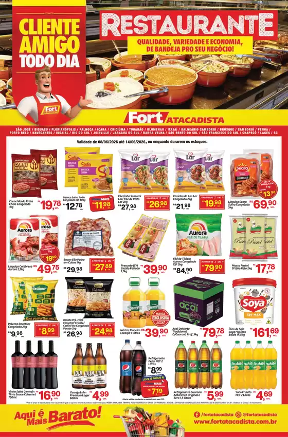 Catálogo Fort Atacadista | SC Fort Food RESTAURANTE 08 a 14 JUN 26 Regional | 2026-06-08T00:00:00.000Z - 2026-06-14T00:00:00.000Z