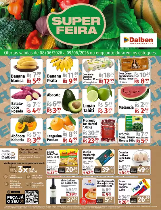 Catálogo Supermercado Dalben | Super Feira | 2026-06-08T00:00:00.000Z - 2026-06-09T00:00:00.000Z