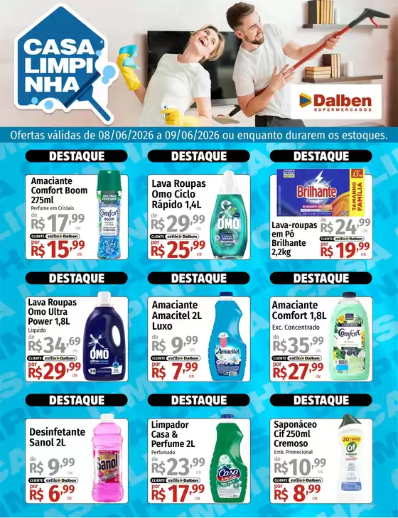 Catálogo Supermercado Dalben | Casa Limpinha | 2026-06-08T00:00:00.000Z - 2026-06-09T00:00:00.000Z