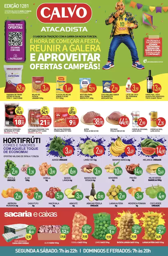 Catálogo Calvo Atacadista | Ótima oferta para todos os clientes | 2026-06-08T00:00:00.000Z - 2026-06-11T00:00:00.000Z