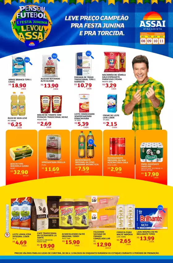 Catálogo Assaí Atacadista | Encarte Assaí Atacadista 47369-120 | 2026-06-08T00:00:00.000Z - 2026-06-11T00:00:00.000Z