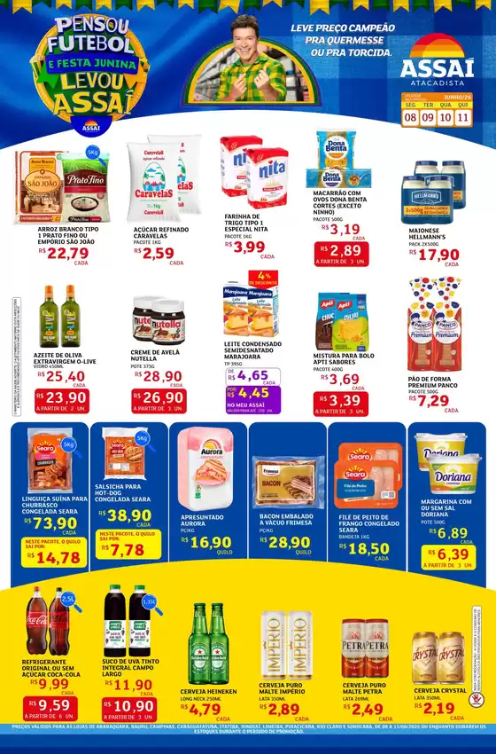Catálogo Assaí Atacadista | Encarte Assaí Atacadista 48115-736 | 2026-06-08T00:00:00.000Z - 2026-06-11T00:00:00.000Z