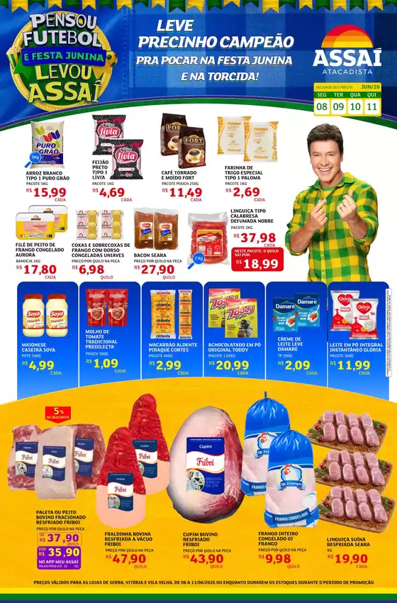 Catálogo Assaí Atacadista | Encarte Assaí Atacadista 47960 | 2026-06-08T00:00:00.000Z - 2026-06-11T00:00:00.000Z