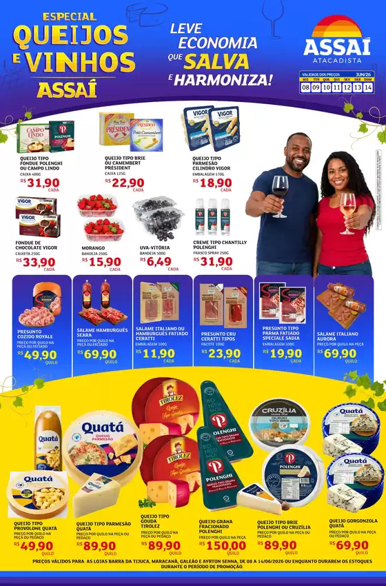 Catálogo Assaí Atacadista | Encarte Assaí Atacadista 47987 | 2026-06-08T00:00:00.000Z - 2026-06-14T00:00:00.000Z