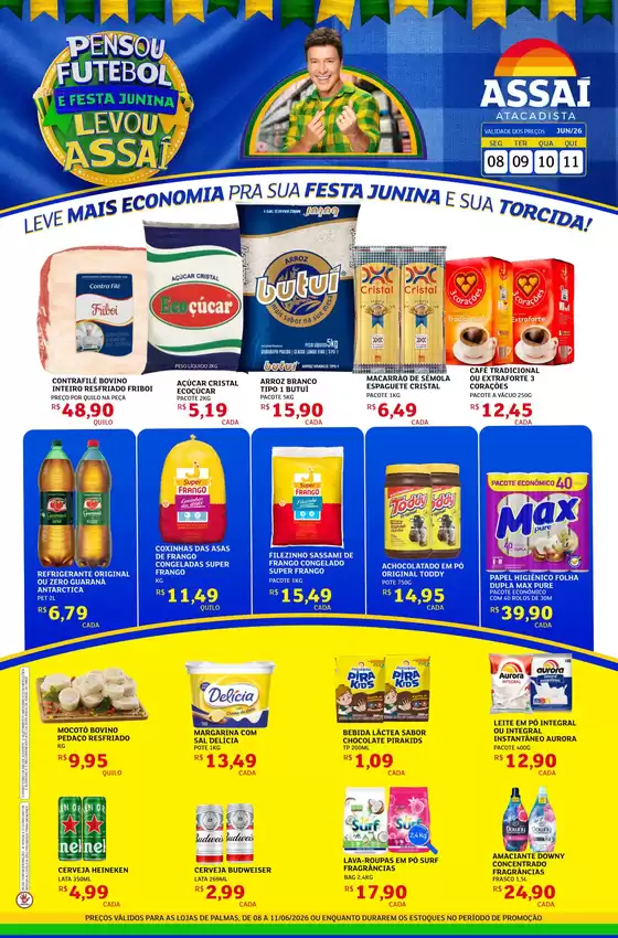 Catálogo Assaí Atacadista | Encarte Assaí Atacadista 47719-115 | 2026-06-08T00:00:00.000Z - 2026-06-11T00:00:00.000Z