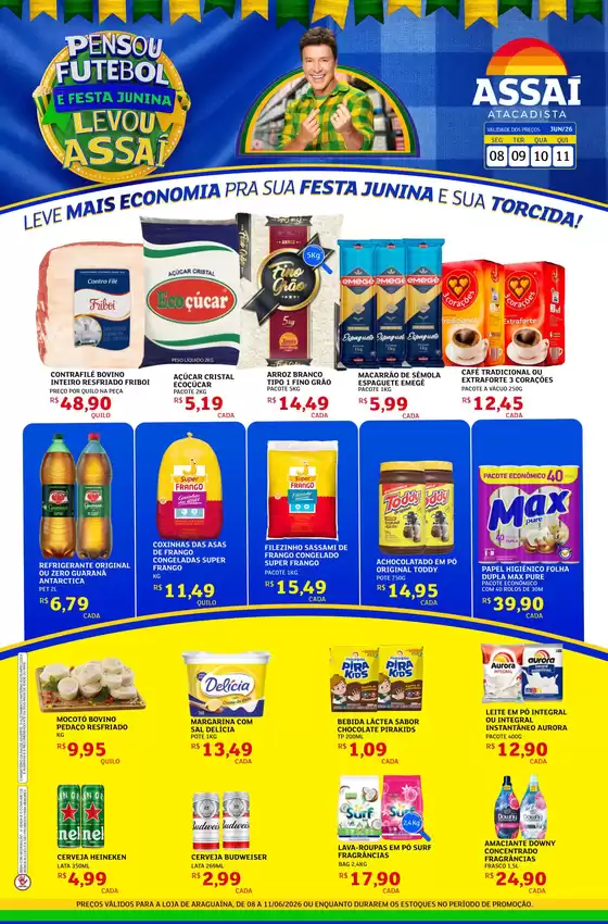 Catálogo Assaí Atacadista | Encarte Assaí Atacadista 47719-813 | 2026-06-08T00:00:00.000Z - 2026-06-11T00:00:00.000Z