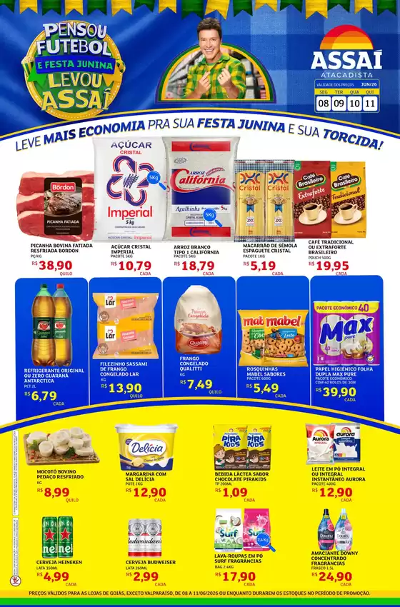 Catálogo Assaí Atacadista | Encarte Assaí Atacadista 47719-822 | 2026-06-08T00:00:00.000Z - 2026-06-11T00:00:00.000Z
