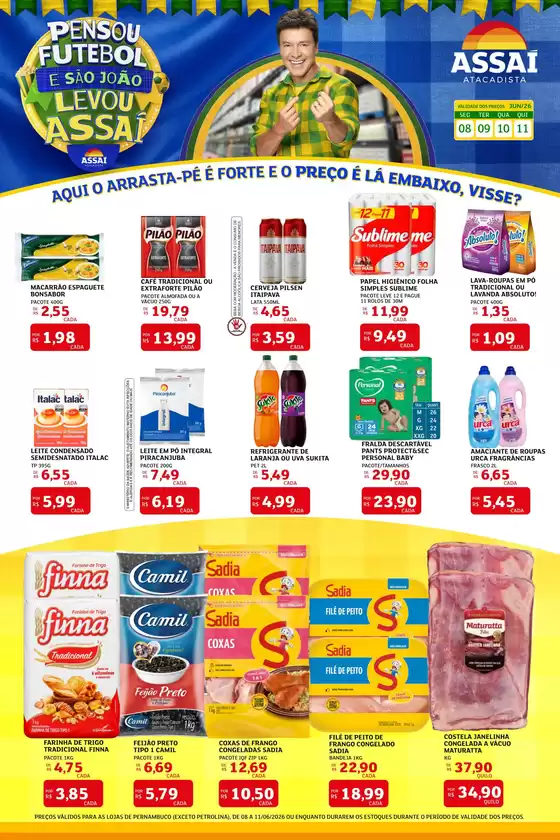 Catálogo Assaí Atacadista | Encarte Assaí Atacadista 47736-563 | 2026-06-08T00:00:00.000Z - 2026-06-11T00:00:00.000Z