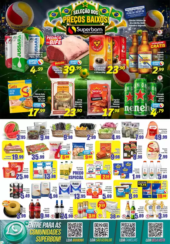 Catálogo Superbom Supermercados | Ofertas exclusivas | 2026-06-06T00:00:00.000Z - 2026-07-20T00:00:00.000Z